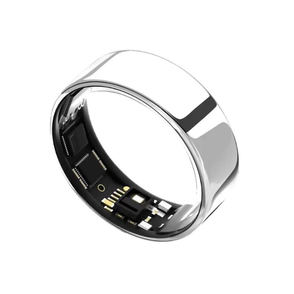 Ultrahuman - Ring AIR - Smart Ring - Size Before You Buy - Size 7 - Space Silver